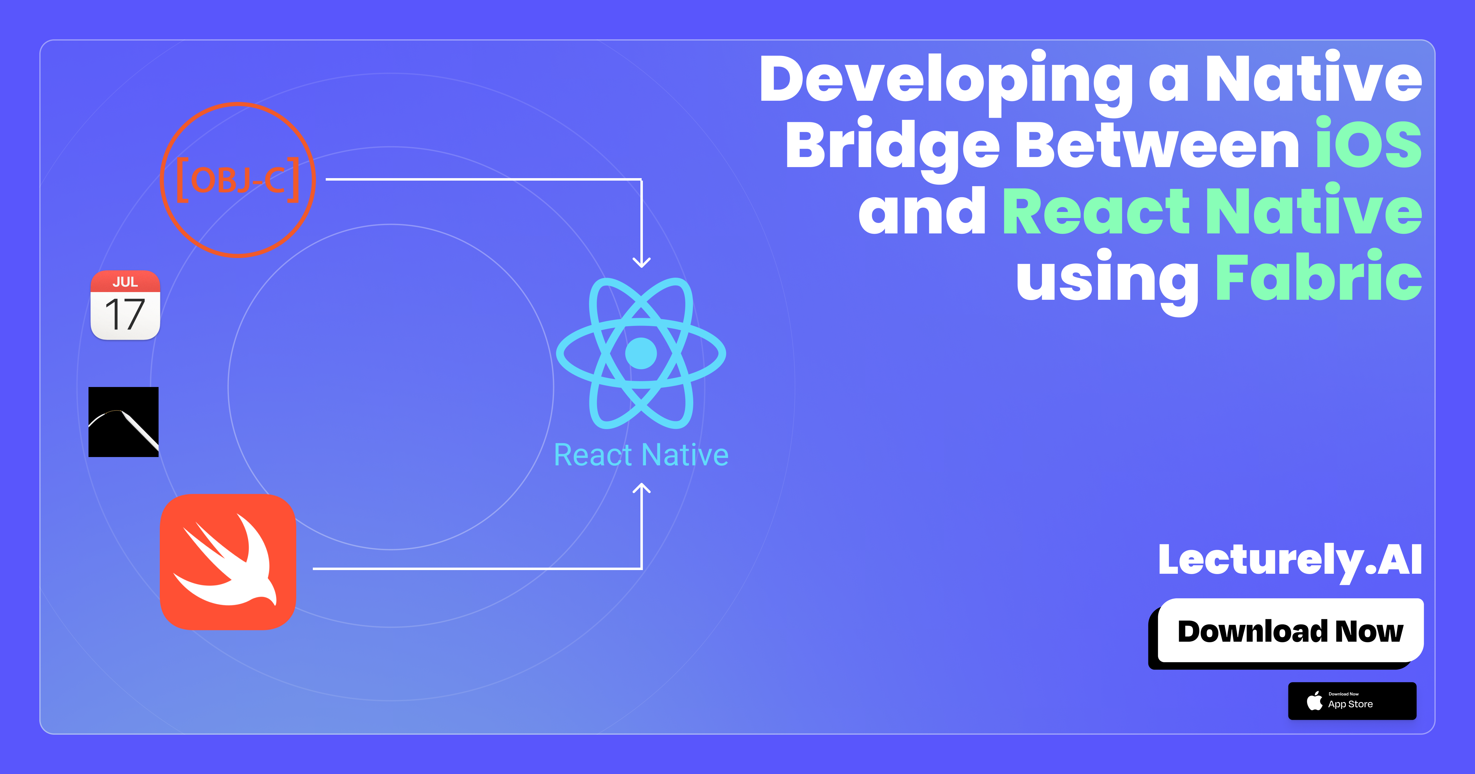 Cover Image for Developing a Native Bridge Between IOS and React Native Using Fabric